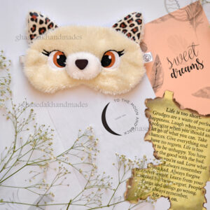 چشمبند فانتزی خواب طرح یوزپلنگ پیروز