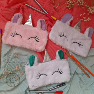 جامدادی و کیف لوازم شخصی فانتزی عروسکی طرح تکشاخ