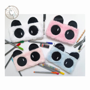 جامدادی و کیف لوازم شخصی فانتزی عروسکی طرح پاندا